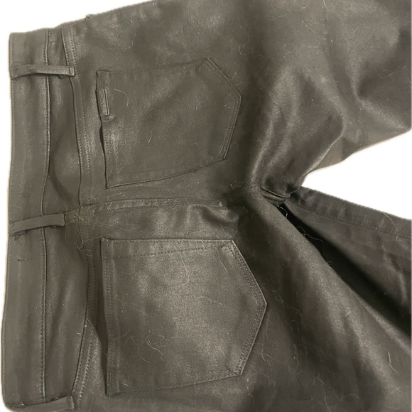 Joe's Jean Vixen Ankle Sassy Skinny Darley Coated Black Size 29 - Picture 3 of 5